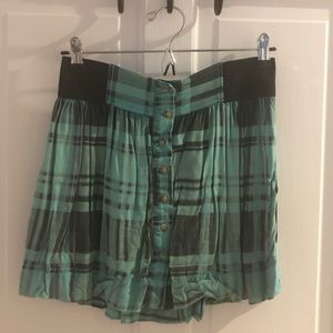 AEO Plaid Skater Skirt